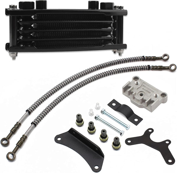 USED - Engine Oil Cooler with Lines for ODES 400cc ATV