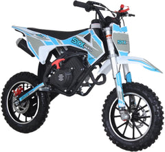 58cc Kids Dirt Bike SYXMOTO Gas Powered Mini Bike, 4 Stroke Off-Road Mini Bikes, Trail Bike with Speeds up to 21.75 MPH, Weight Support Up to 143 LBS - Available for PICK UP