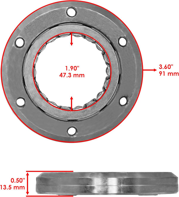 03 - Starter Clutch for ODES 400cc ** JAGUAR 400 ATV UTV 4x4 Quad